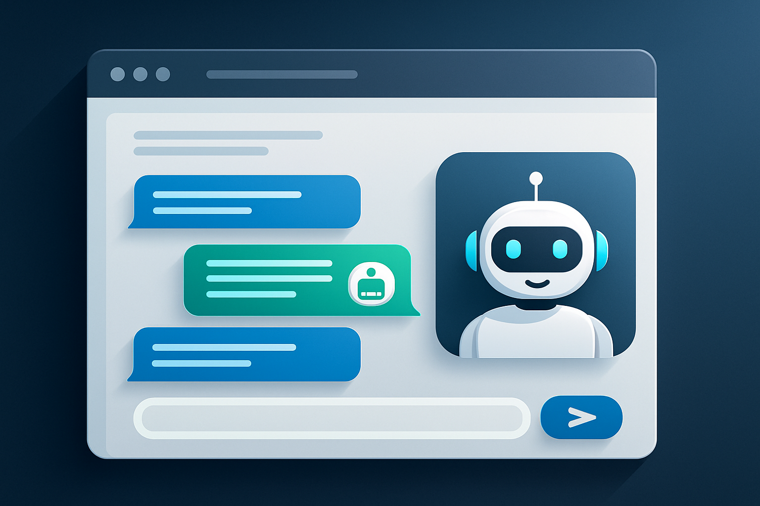 how to add chatbot to website illustration